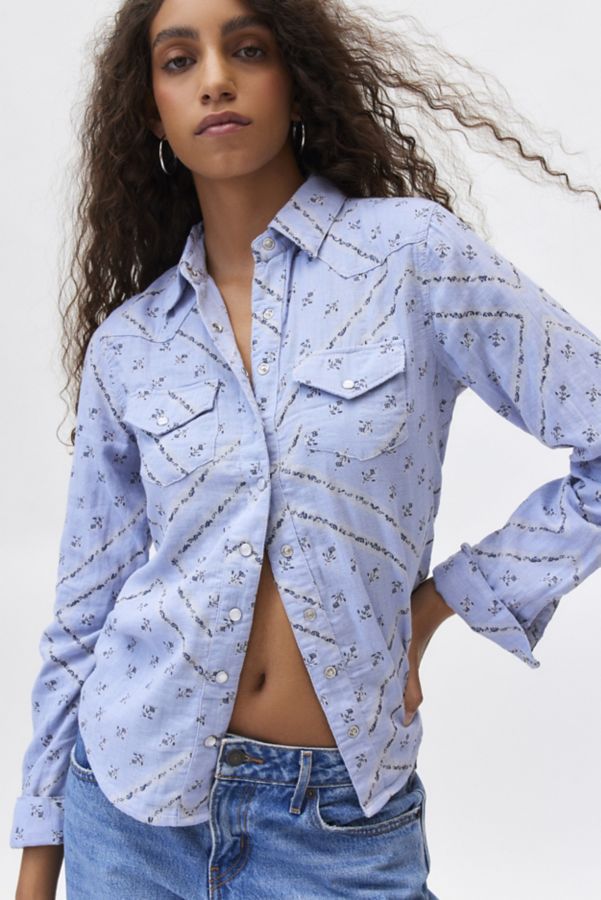 Slide View: 3: BDG Ariella Printed Western Shirt