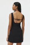 Thumbnail View 2: Motel Irinel Bow Back Black Mini Dress