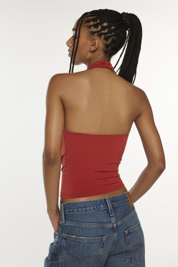 Slide View: 3: Silence + Noise Coyote Cowl Neck Halter Top