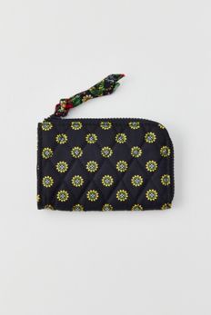 Slide View: 1: Vera Bradley UO Exclusive Zip Card Keyring Pouch