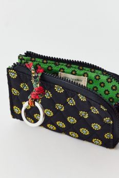 Slide View: 3: Vera Bradley UO Exclusive Zip Card Keyring Pouch