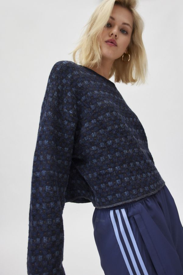 Slide View: 1: Urban Renewal Remade Wide & Boxy Patterned Sweater