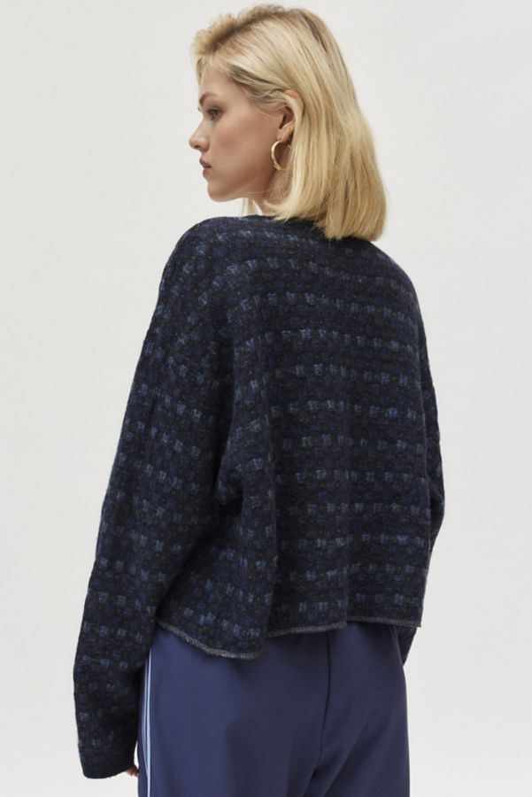 Slide View: 4: Urban Renewal Remade Wide & Boxy Patterned Sweater