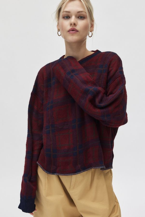 Slide View: 4: Urban Renewal Remade Wide & Boxy Patterned Sweater