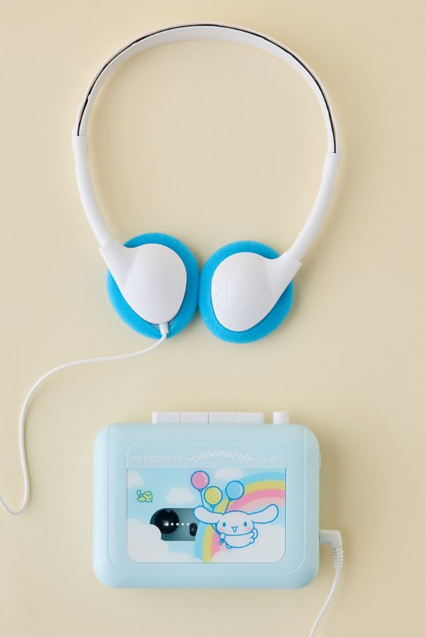 Slide View: 1: Retrospekt Sanrio Cinnamroll CP-81 Cassette Tape Player