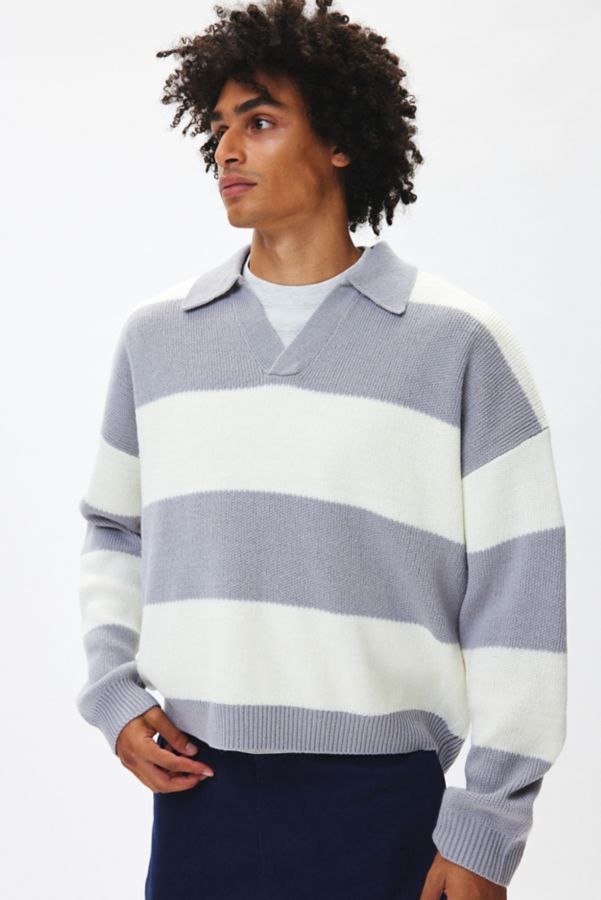 Slide View: 3: UO Benson Rugby Striped Sweater