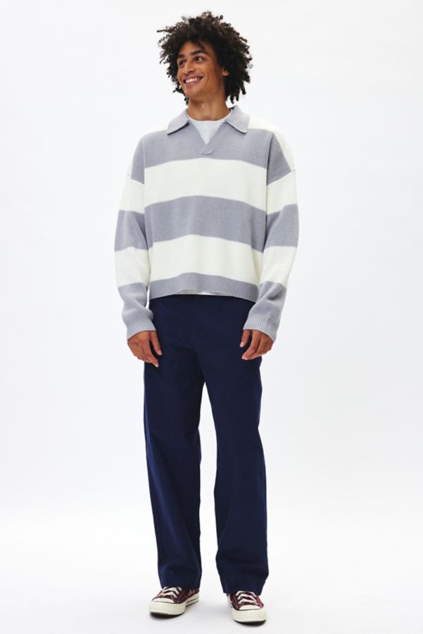 Slide View: 5: UO Benson Rugby Striped Sweater