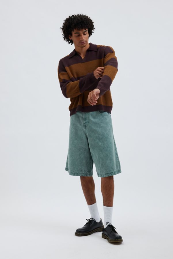 Slide View: 4: UO Benson Rugby Cropped Striped Sweater