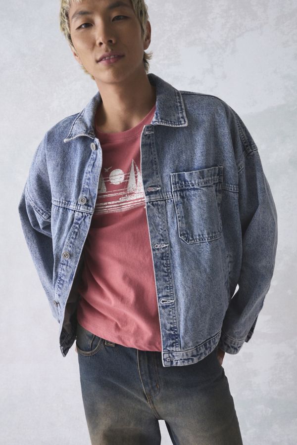 Slide View: 1: BDG Frisco Boxy Denim Jacket