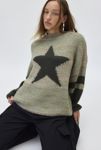 Thumbnail View 1: BDG Stella Star Graphic Oversized Pullover Sweater