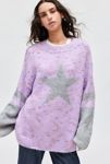 Thumbnail View 1: BDG Stella Star Graphic Oversized Pullover Sweater