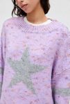 Thumbnail View 3: BDG Stella Star Graphic Oversized Pullover Sweater