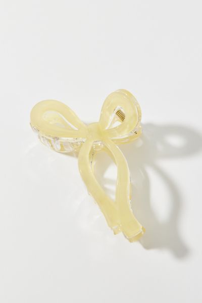 Resin Draped Bow Claw Clip