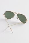 Thumbnail View 4: Ray-Ban Large Metal Aviator Sunglasses