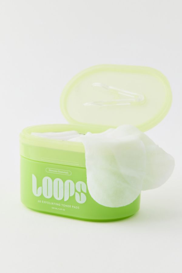 Slide View: 1: Loops Beauty Exfoliating Toner Pads