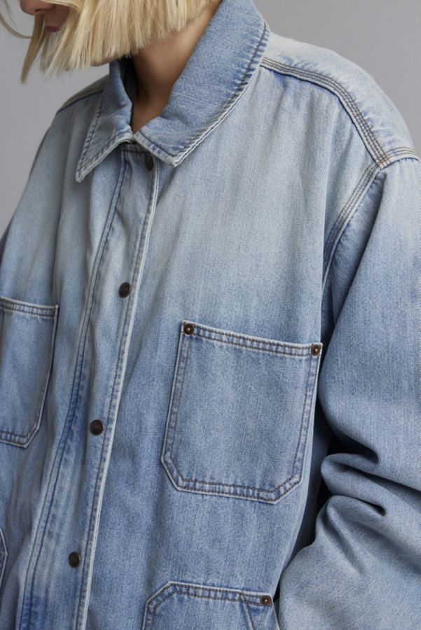 Slide View: 2: One Teaspoon Blue Tobacco Denim Shirt Jacket