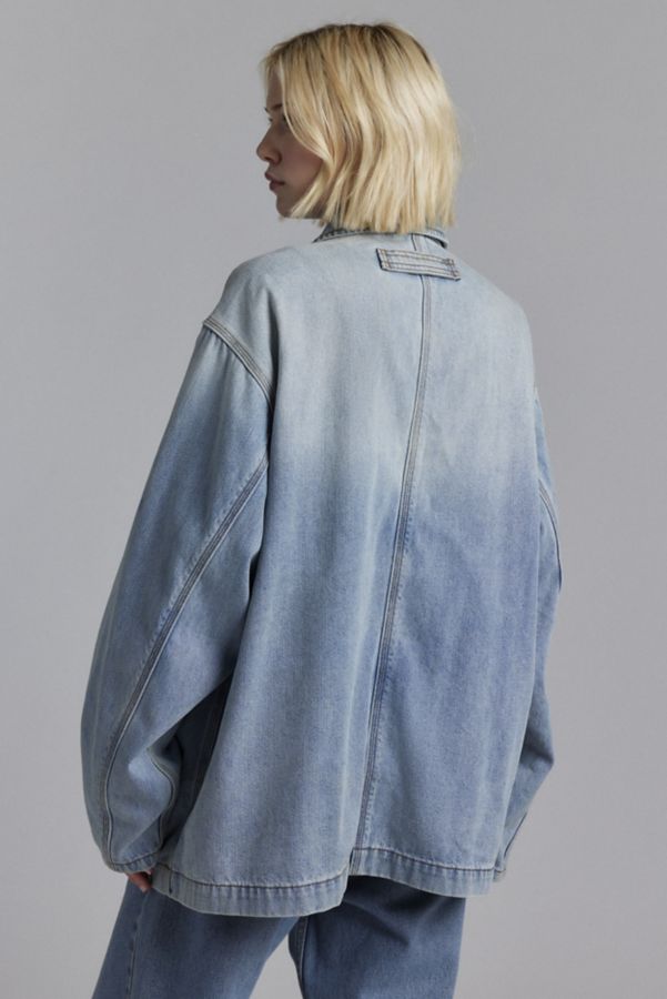 Slide View: 3: One Teaspoon Blue Tobacco Denim Shirt Jacket