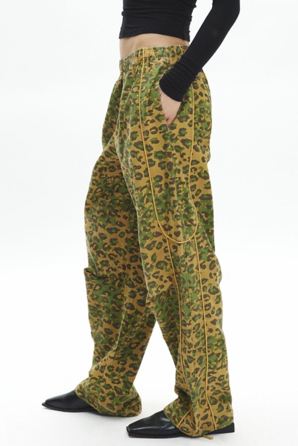 Slide View: 3: BDG Jess Leopard Camo Track Pant