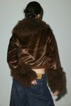 Thumbnail View 3: Silence + Noise Pony Faux Fur Cropped Jacket