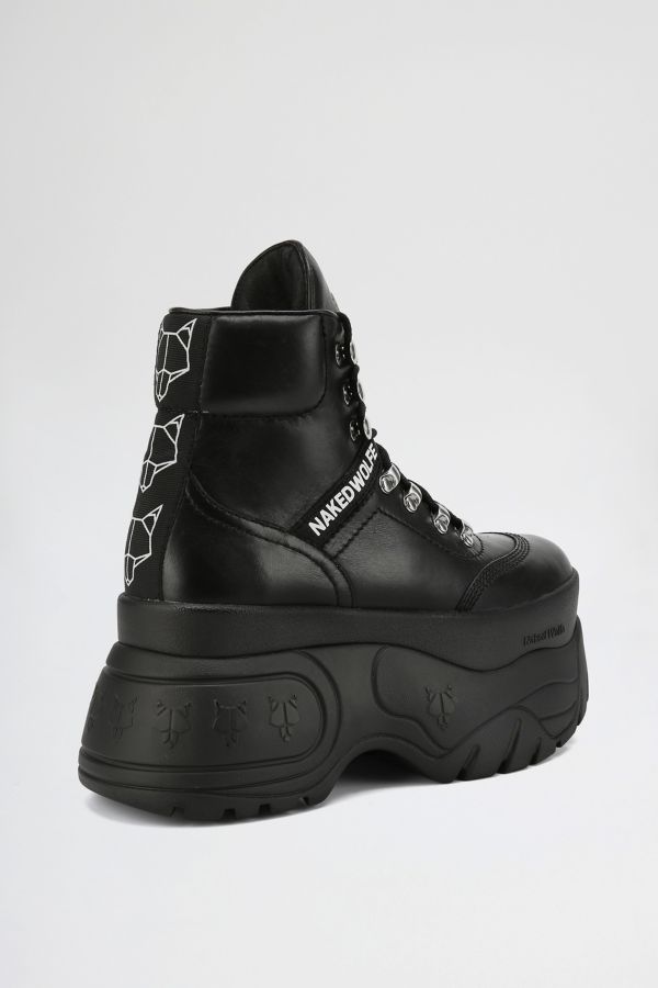 Slide View: 3: Naked Wolfe Spike Platform Sneaker Boot