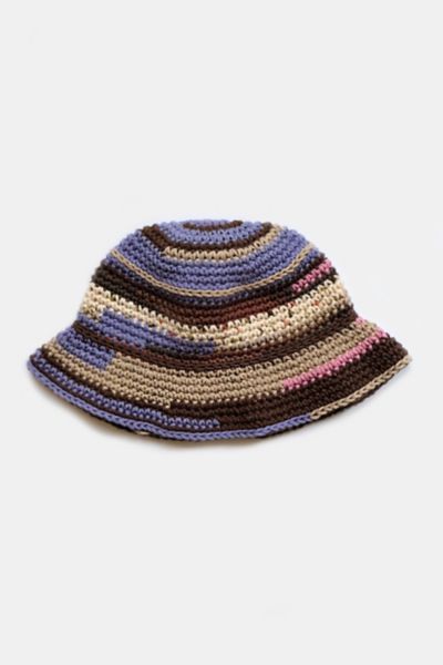 MARVES new york Upcycled Crochet Bucket Hat No.24-008