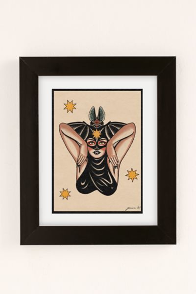 Jessica O. Batty Girl Art Print