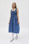 Thumbnail View 1: Kimchi Blue Kenzie Empire Waist Bow Back Denim Maxi Dress