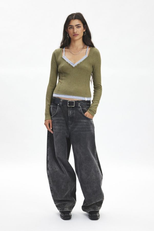 Slide View: 2: BDG Robbie Thermal Double Layer Top