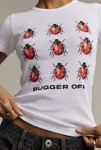 Thumbnail View 1: Basic Pleasure Mode Ladybug Bugger Off Graphic Baby Tee