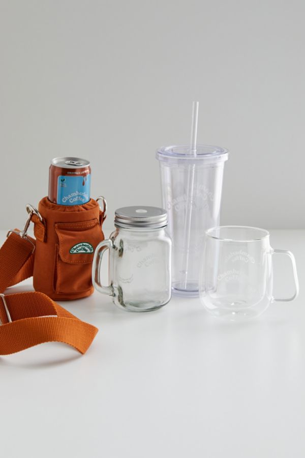 Slide View: 5: Chamberlain Coffee Crossbody Can Bag