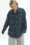 Thumbnail View 2: BDG Dani Embroidered Oversized Flannel Shirt