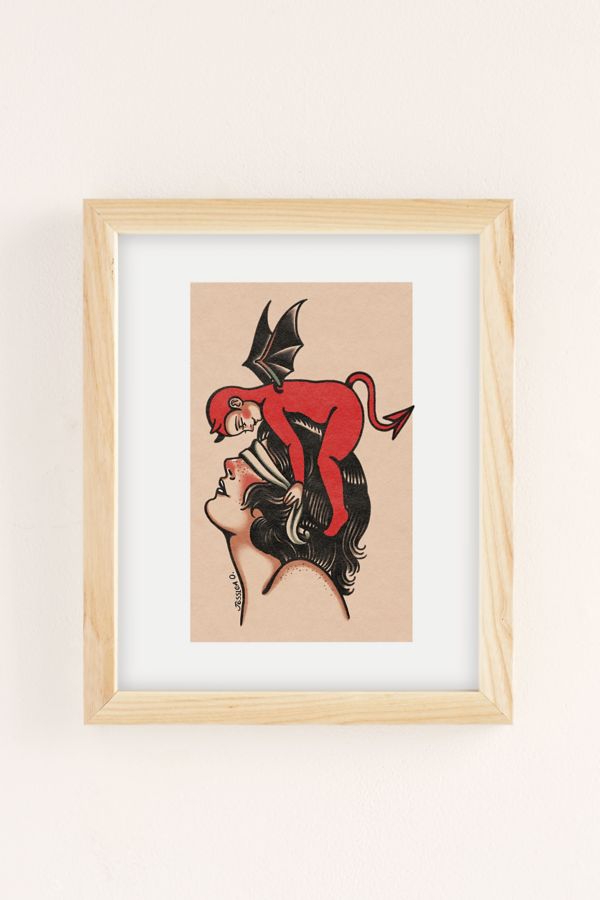 Slide View: 2: Jessica O. Love Is Blind Art Print