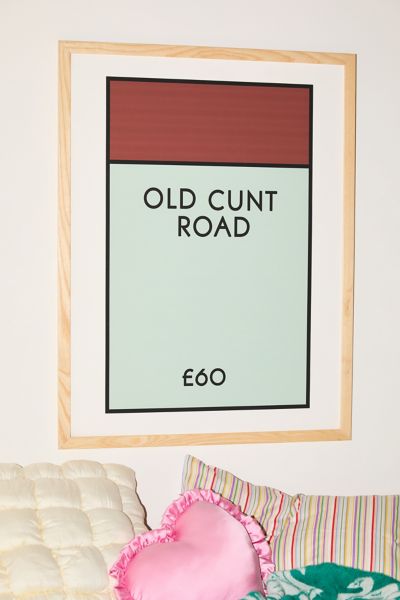 daveseedhouse Old C*** Road Art Print