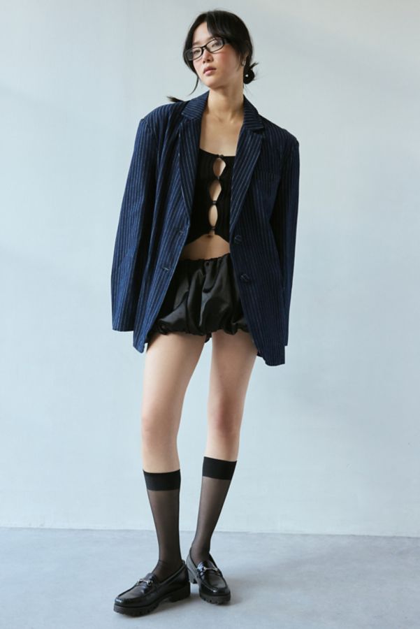 Slide View: 2: AFRM Joette Oversized Cotton Blend Blazer