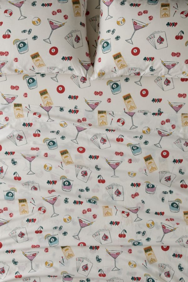 Slide View: 1: Vegas Baby Core Sheet Set