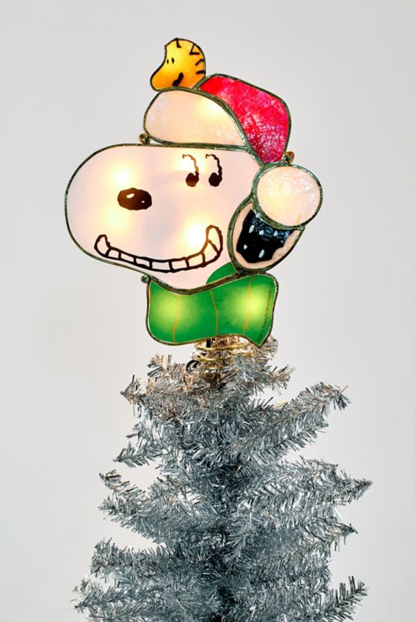 Slide View: 1: Peanuts Snoopy Lighted Tree Topper