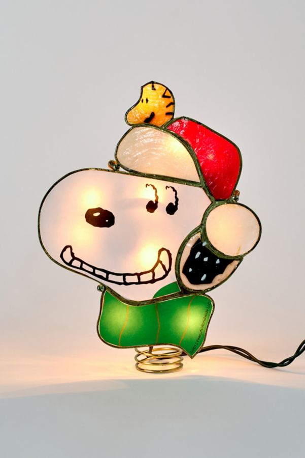 Slide View: 3: Peanuts Snoopy Lighted Tree Topper