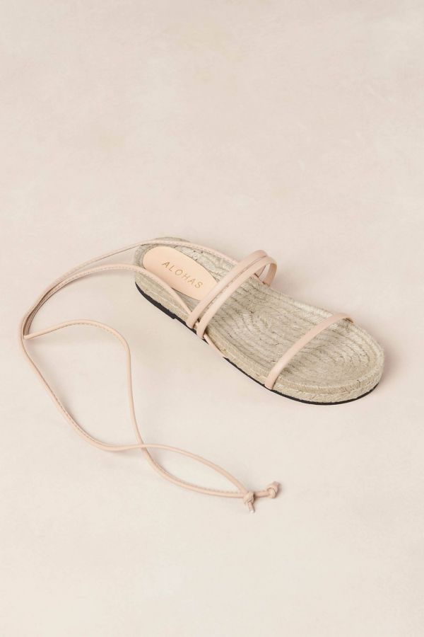 Slide View: 5: ALOHAS Rayna Leather Wrap Sandal