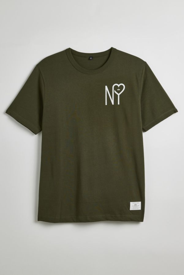 Slide View: 2: Alpha Industries NY Love Tee