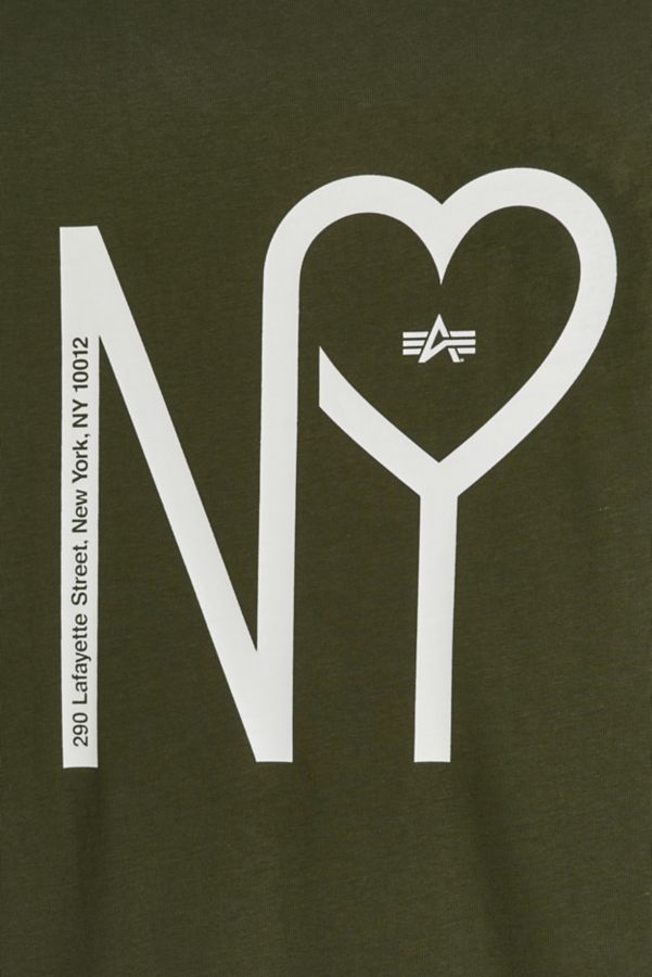 Slide View: 3: Alpha Industries NY Love Tee