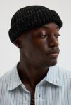 Thumbnail View 1: Marled Wool Short Roll Ribbed Knit Beanie