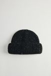 Thumbnail View 2: Marled Wool Short Roll Ribbed Knit Beanie