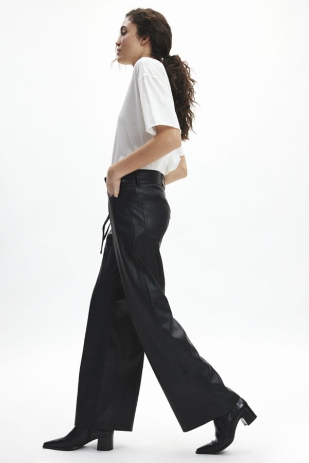 Slide View: 5: Levi's® XL Straight Tie Waist Faux Leather Pant