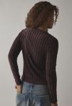 Thumbnail View 3: Hosbjerg Roberta Fringe Knit Long Sleeve Top