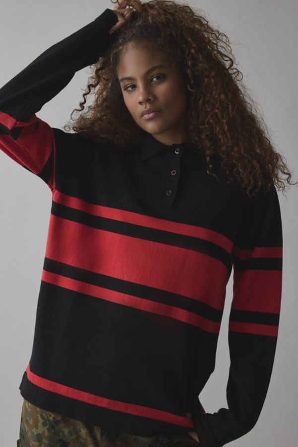 Slide View: 4: Hosbjerg Roxanna Long Sleeve Polo Shirt