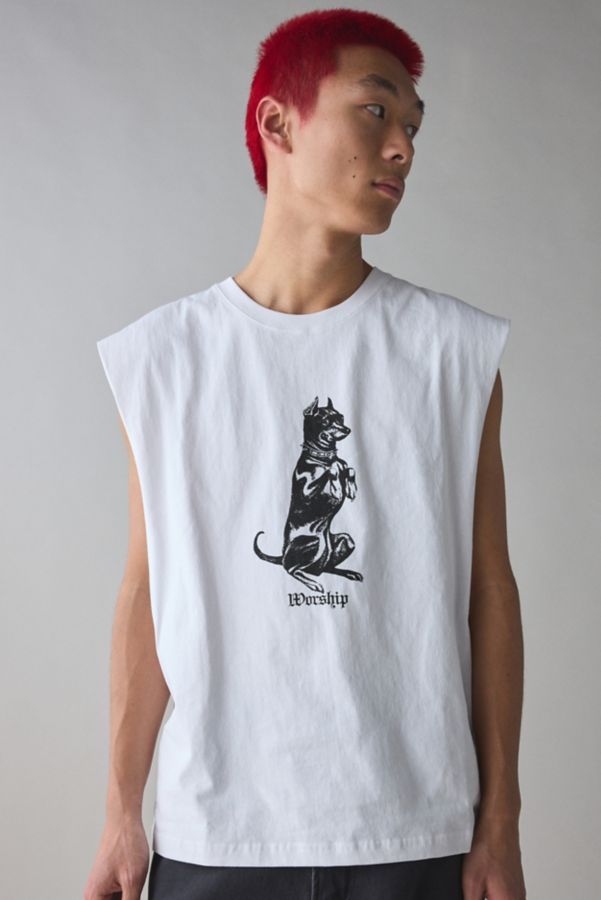 Slide View: 1: WORSHIP SUPPLIES Monty Muscle Tee