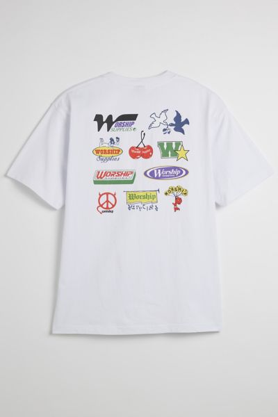 WORSHIP SUPPLIES Logomania Graphic Tee