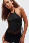 Thumbnail View 1: Ecote Wynn Backless Fringe Halter Top