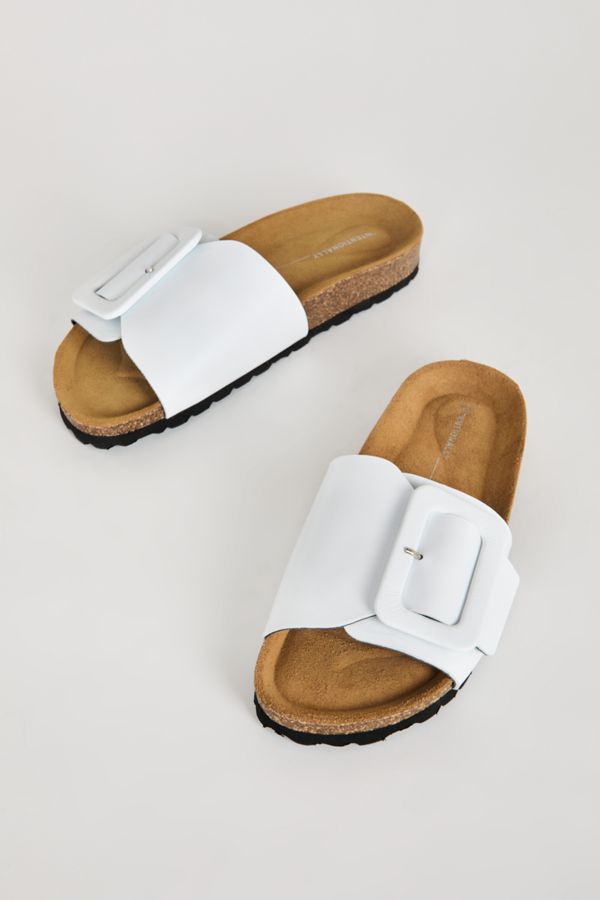 Slide View: 1: Intentionally Blank Clarice Leather Sandal