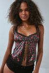 Thumbnail View 1: Out From Under Dolce Verano Satin Split-Front Flyaway Corset Cami